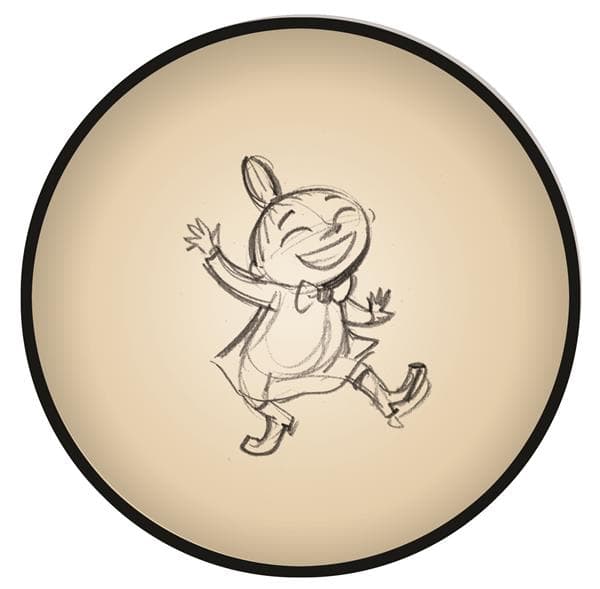 Barbo Toys - Moomin Bamboo Melamine Plate 21cm MY