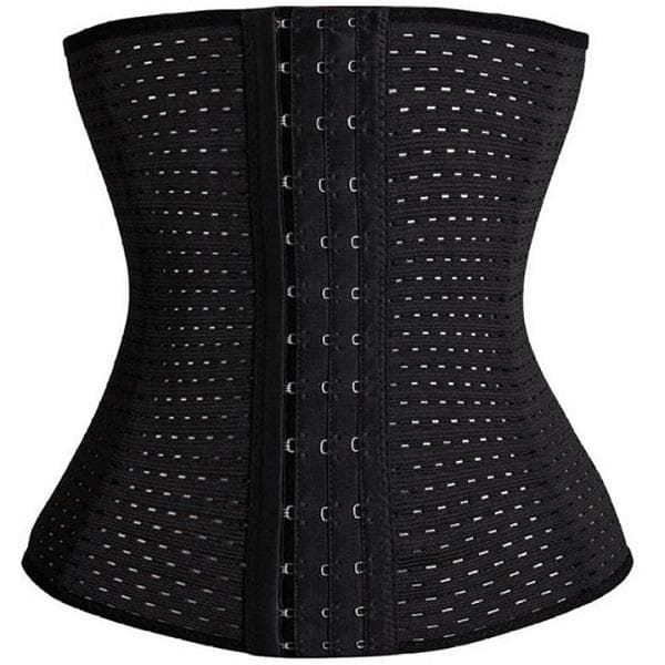 Elastisk WaistTrainer som andas Svart/Nude