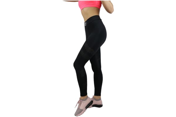 Strumpbyxor, Dam, GymHero Leggins  BLACK-POSH