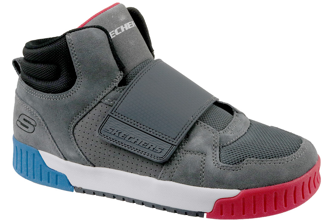 Sportssko, Barn, Skechers Adapters 93740L CHAR, Grå Sportssko, Barn, Skechers Adapters 93740L CHAR, Grå