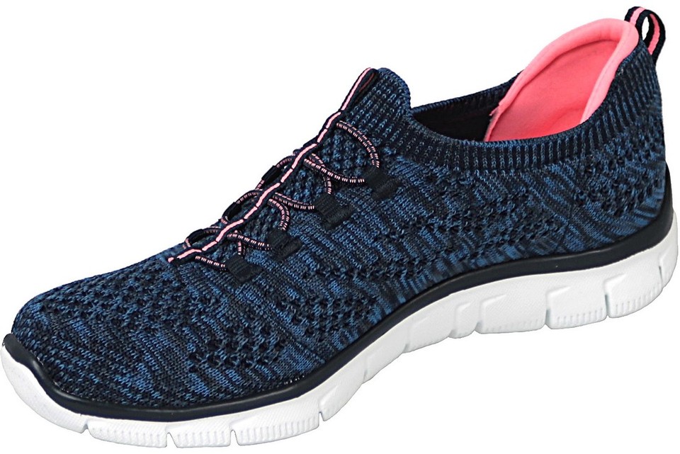 Sneakers, Dam, Skechers Empire 12418NVPK, Blå Skor