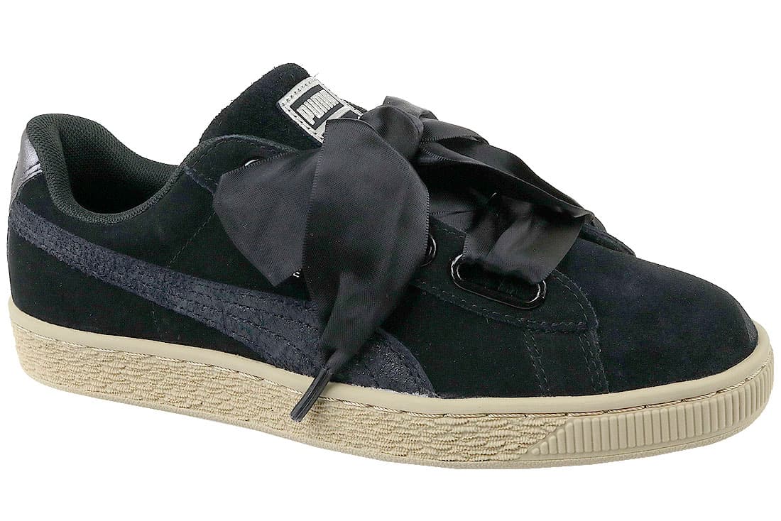 Sneakers, Kvinde, Puma Basket Heart Metallic Safari 364083-03