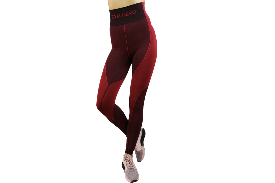Strumpbyxor, Dam, GymHero Leggins  RUSTY Rödbrunt XS