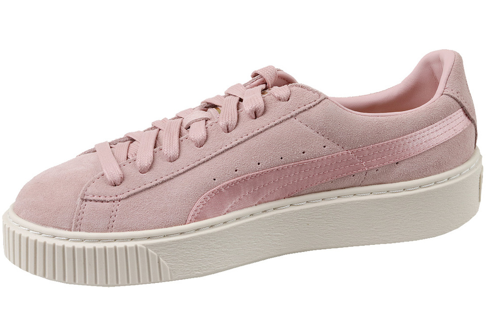 Sneakers, Kvinde, Puma Suede Platform Satin 365828 03, Rosa Sneakers, Kvinde, Puma Suede Platform Satin 365828 03, Rosa