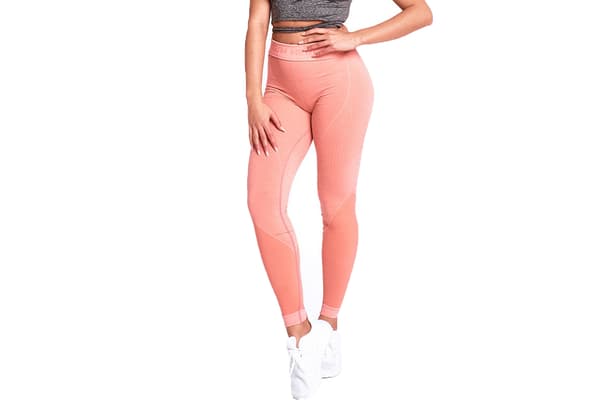 Strumpbyxor, Dam, GymHero Leggins Coral CORAL Orange M