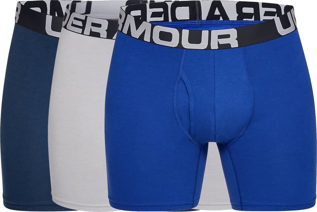 bokserki, Herr, Under Armour Charged Cotton 6'' Boxerjock 3-Pack 1327426-400