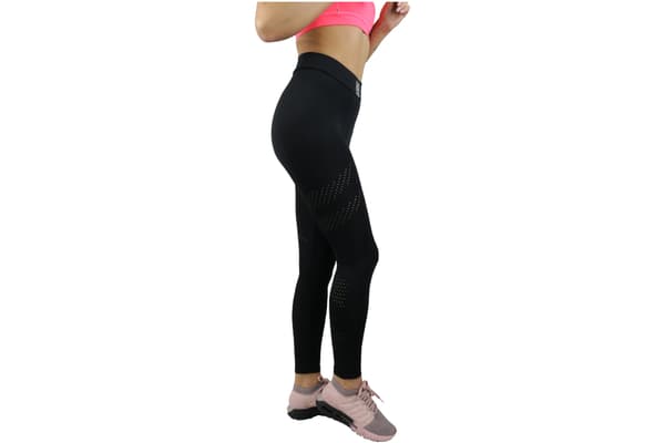 Strumpbyxor, Dam, GymHero Leggins  BLACK-POSH