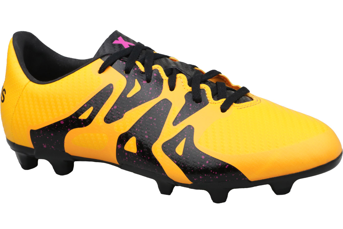 Herr Adidas Ace 15 3 Fgag Skor Adidas Gulsvartvit