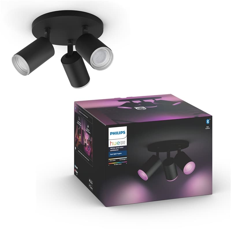 Philips Hue Fugato Wh/Color 3x5,7W Sv