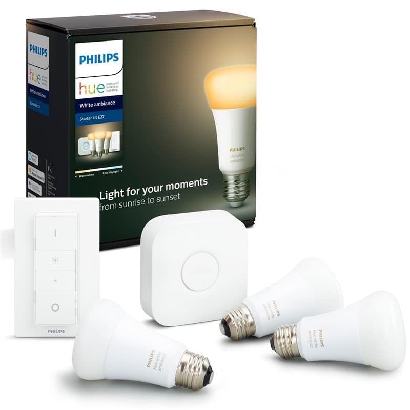 Philips Hue Startkit White Amb 3xE27