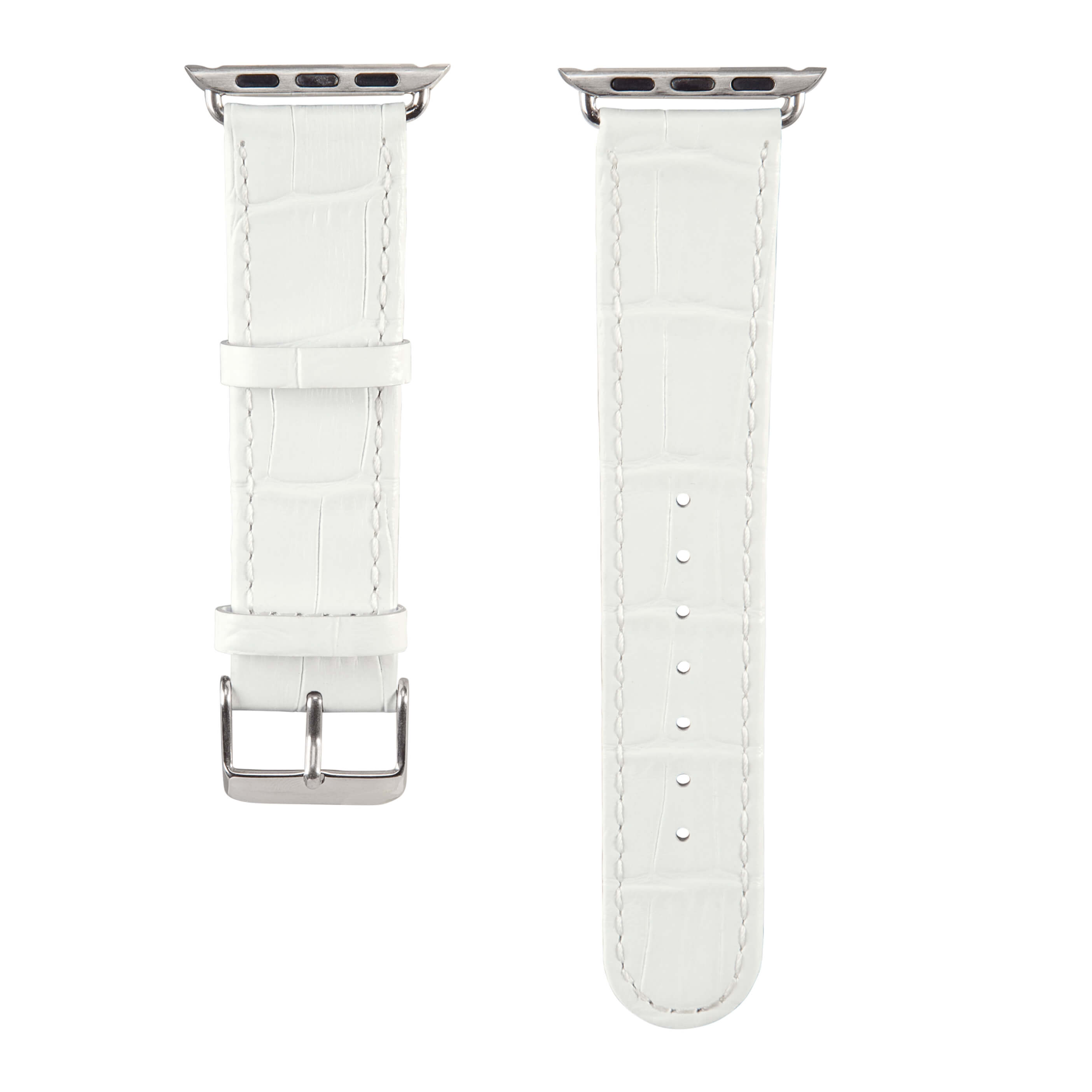 HAMA Urrem Apple Watch Hvid Croco 38mm