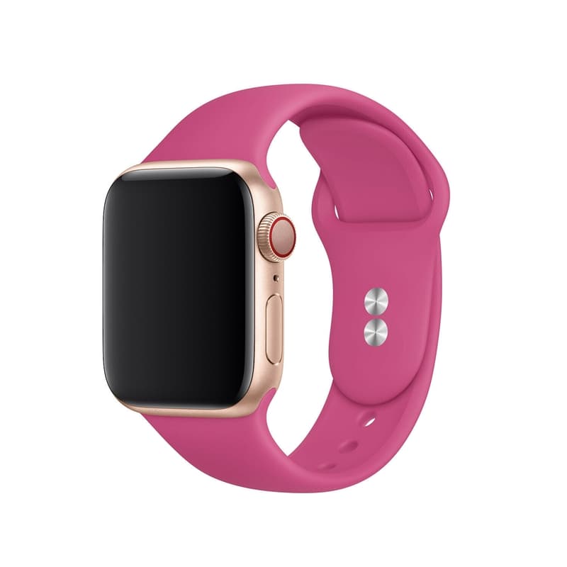 Silikon Klockarmband till Apple watch 38/40 mm, Rosa
