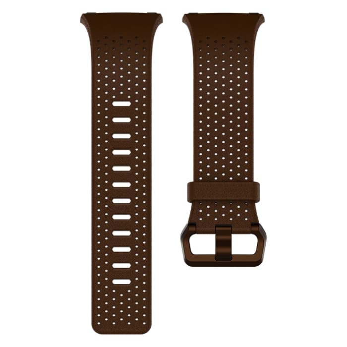 Fitbit Ionic Lær Armbånd Cognac L