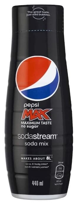 SodaStream Pepsi Max 440ml - Ger 8 liter