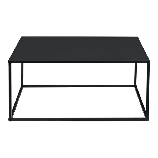 [en.casa]® Soffbord Lebus-avlastningsbord-38x85x85cm-metall-svart matt-reptålig