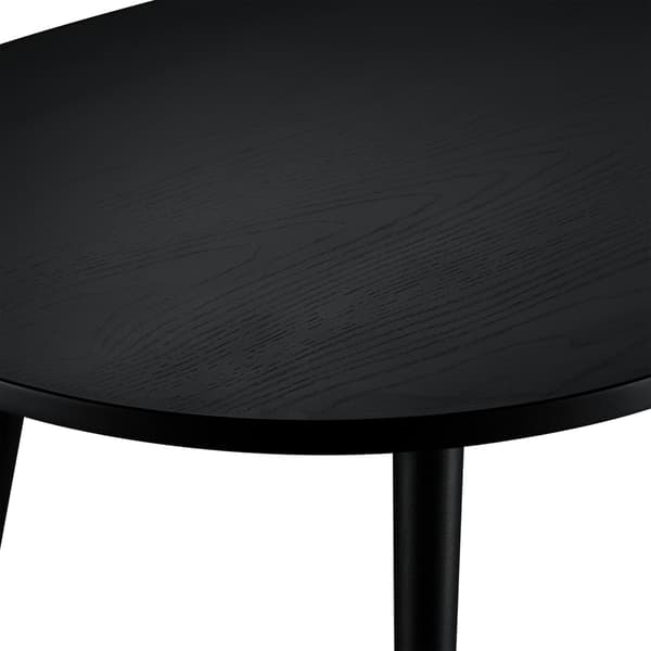 [en.casa]® Soffbord Fontana-47x120x60cm-pulverlackerad metall-MDF-ekfärgad (svart), matt lackad-svart / mässing