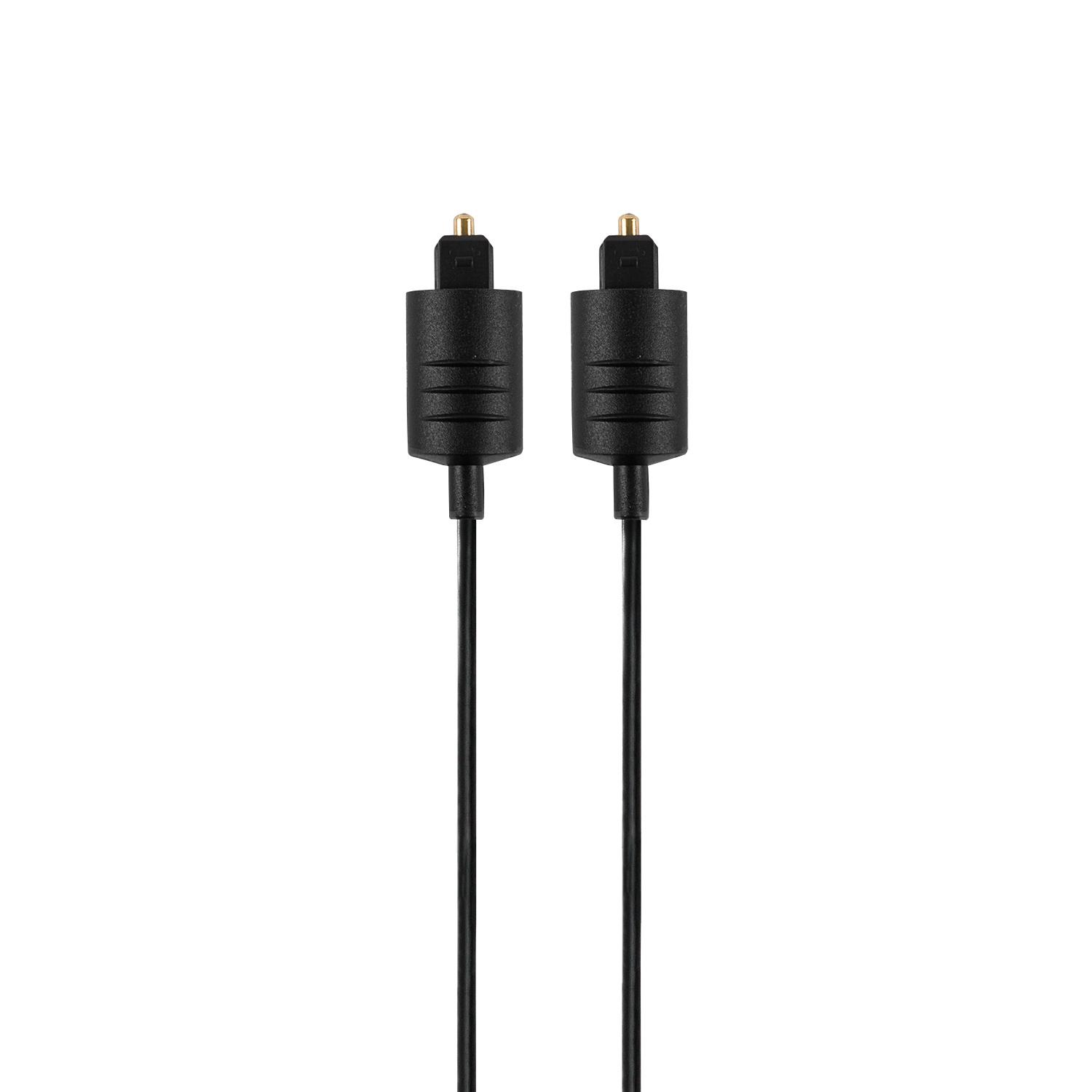 Champion Optisk Toslink-kabel 1.5m Svart