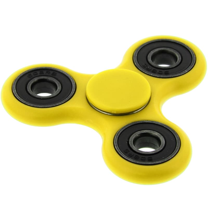 Fidget Hand Spinner, TRIO, Gul