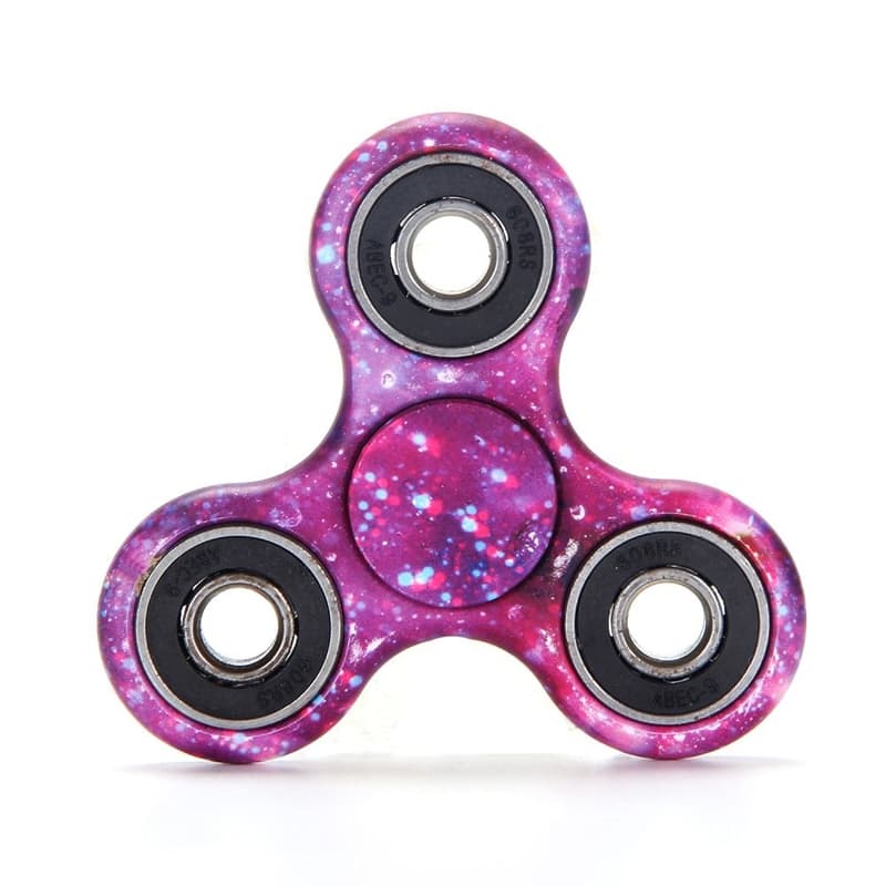 Fidget Hand Spinner, Space, Lila