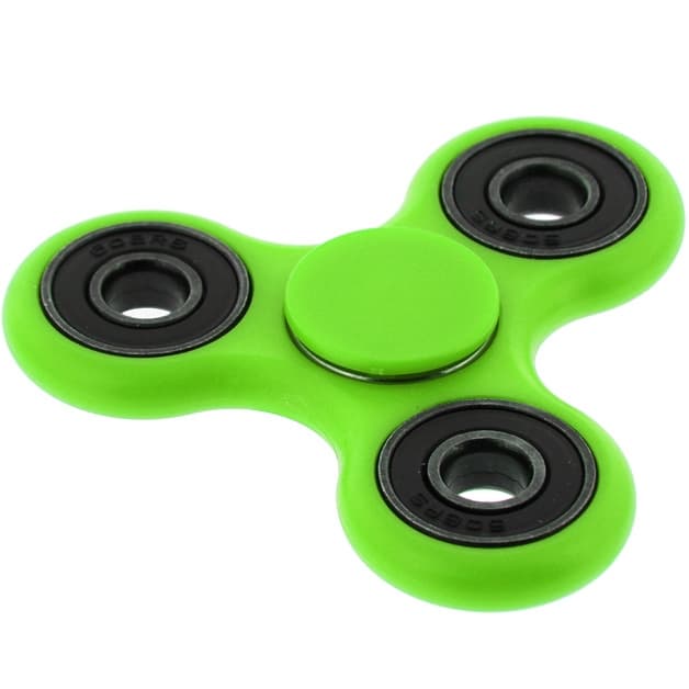 Fidget Hand Spinner, TRIO, Grön