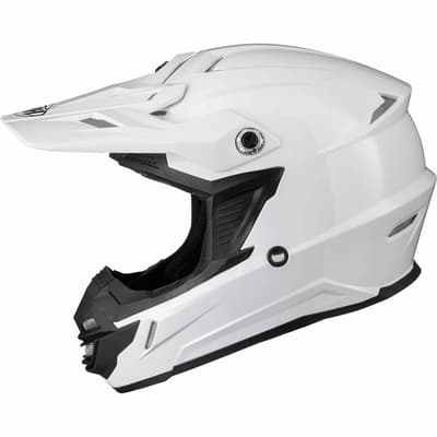 THH TX-15 PLAIN WHITE 13862-1003 cross Hjälm