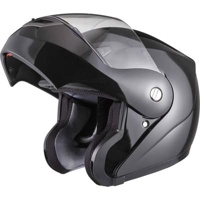 Shox Bullet Black Flip Front 6405-0103 mc Hjälm