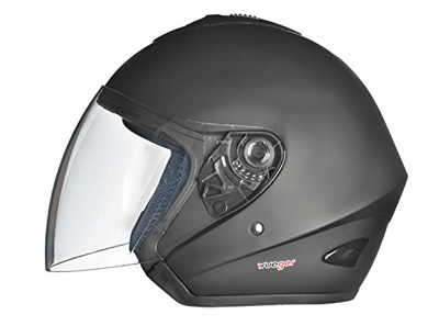 JET RF-692 MATT BLACK JET MC HJÄLM