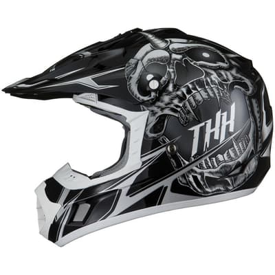 THH TX-12 #21 Demon Grey 13983 cross Hjälm