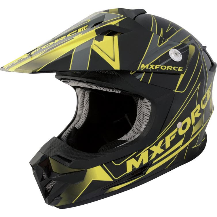 MX Force MHS39 X-1 143510804 YELLOW CROSSHJELM