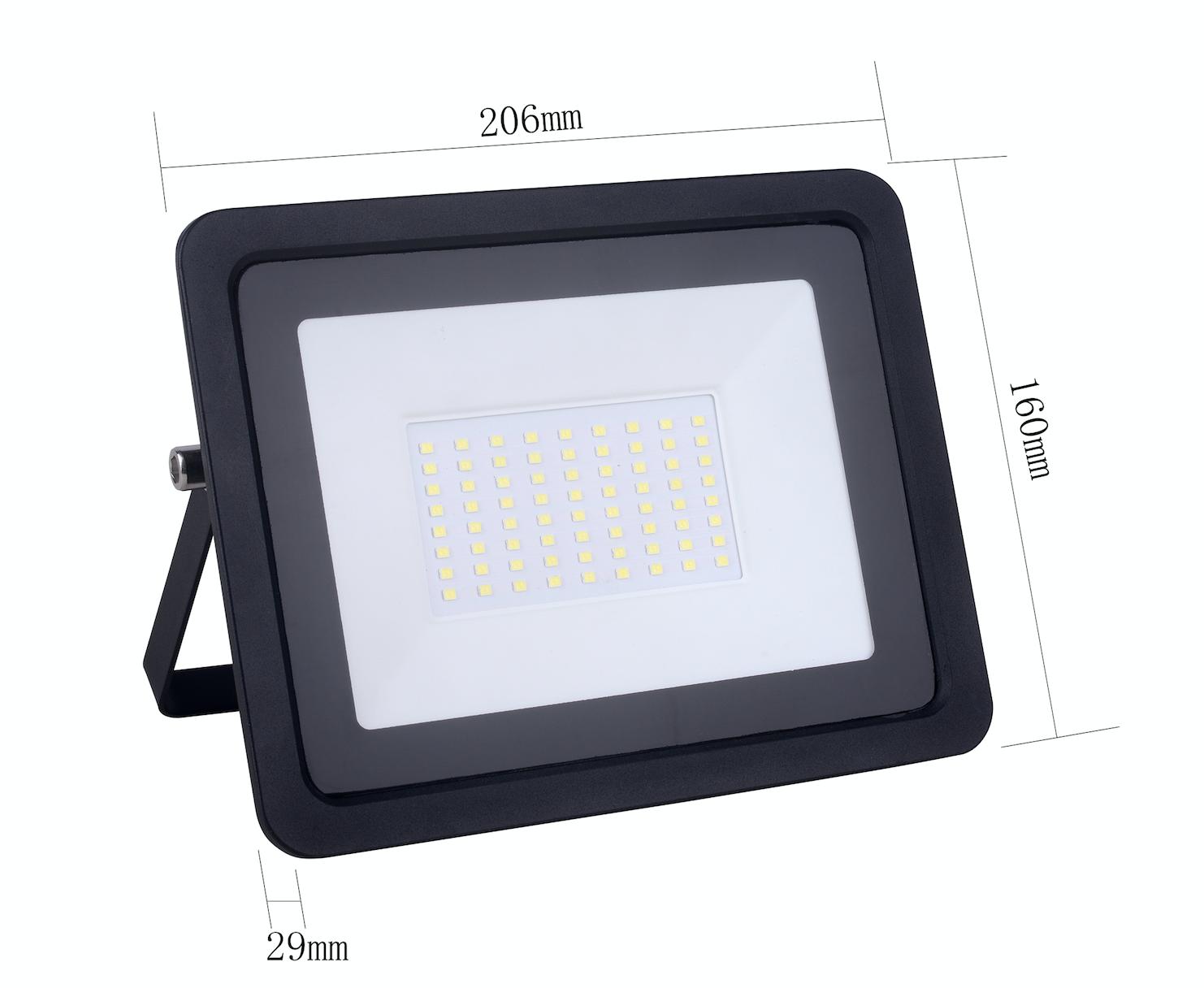 10 stk kraftig svarte LED LYSKASTER 70W. fra luxnor!