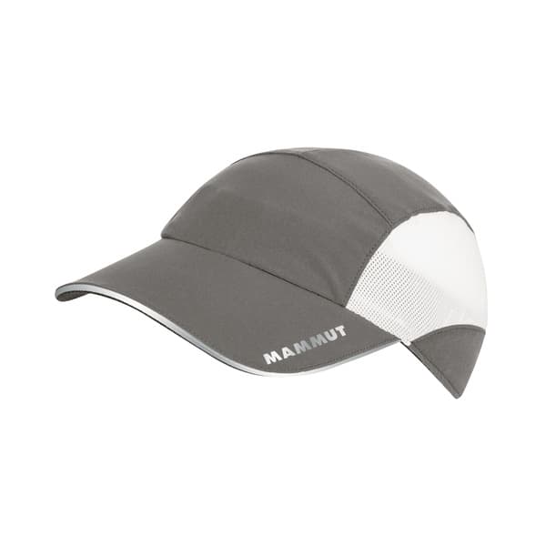 löparkeps Mammut, MAMMUT MTR CAP Large Titanium/White