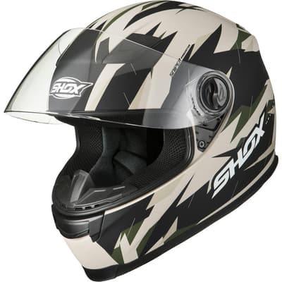 Shox Sniper Predator Matt Sand 146501603 mc Hjälm
