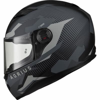 AGRIUS Rage Tracker Matt Black 51010-3003 mc Hjälm