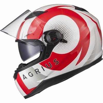 AGRIUS RAGE SV WARP RED 510150203 SOLVISIR MC Hjälm