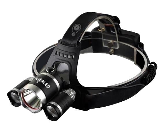 Oppladbar 6000LM hodelykt