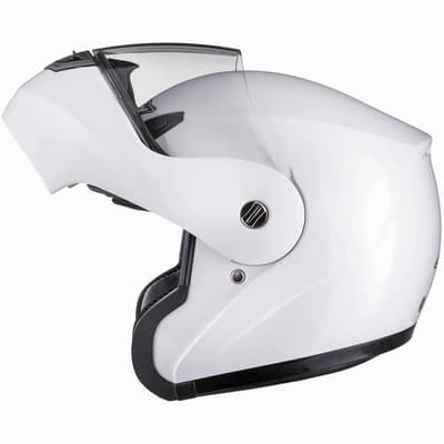 Shox Bullet White Flip Front 6405-1003 mc Hjälm