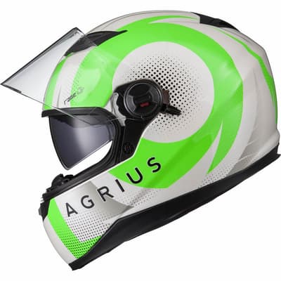 AGRIUS RAGE SV WARP GREEN 510150703 SOLVISIR MC Hjälm