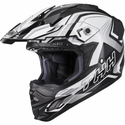 THH TX-24 #2 BLACKSILVER 138660403 CROSSHjälm