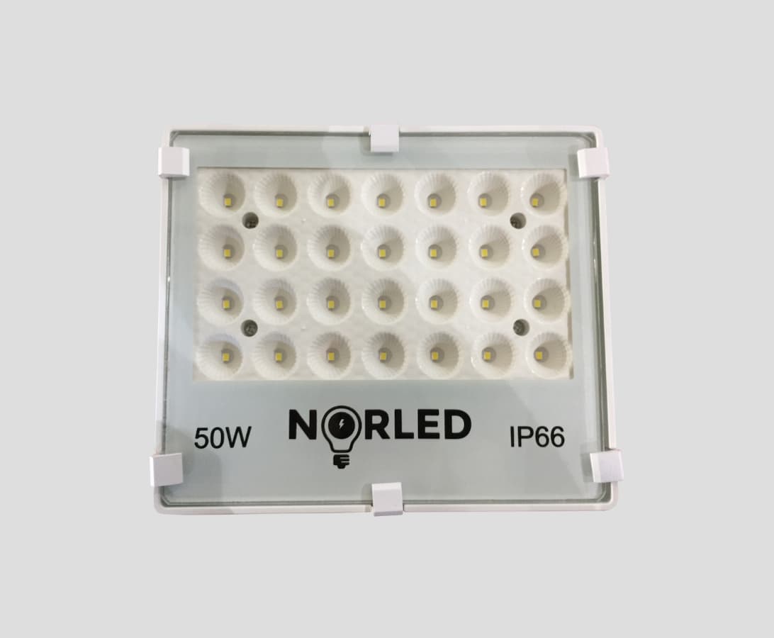 10 stk LED lyskaster 50W. Fra Norled!