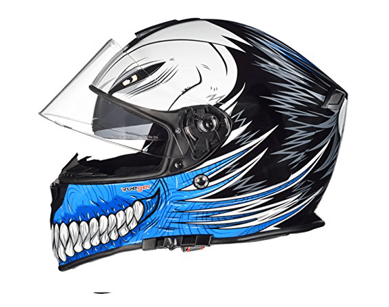 RT-824 BLUE HOLLOW SOLVISIR MC Hjälm