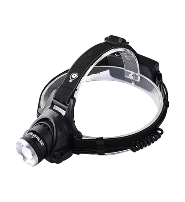 Oppladbar 5000LM zoom hodelykt