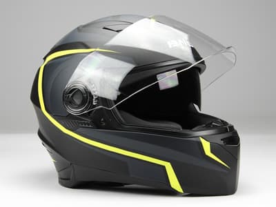 BNO INTEGRAL SUNVISOR BLACK YELLOW F06 Mc HJÄLM