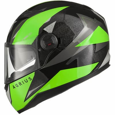 AGRIUS Rage SV Fusion Green 51014 mc Hjälm