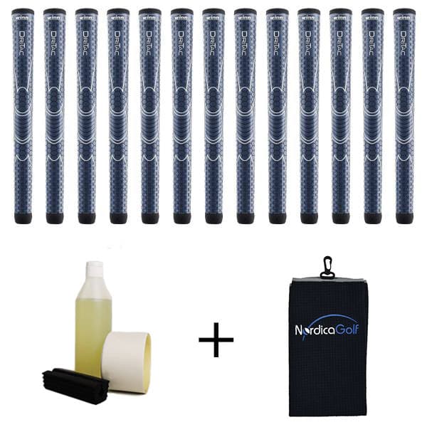 Winn DriTac Jumbo Navy Blue 13 grip, klemme, væske, griptape, håndklæde