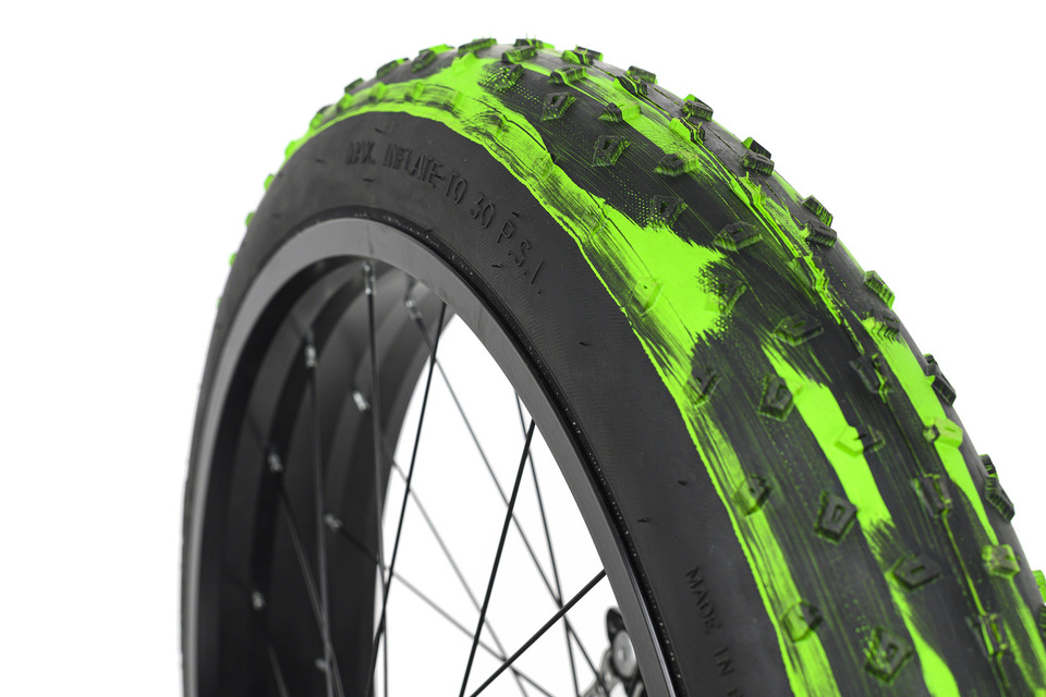 green fat bike