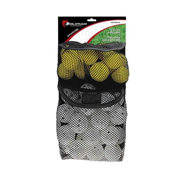 Orlimar 36 Pack Practice Balls (24 with Holes, 12 Foam)