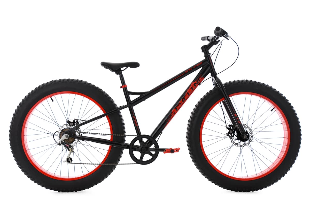 Fatbike 26" SNW2458 Black-Red 6 Gear KS Cycling