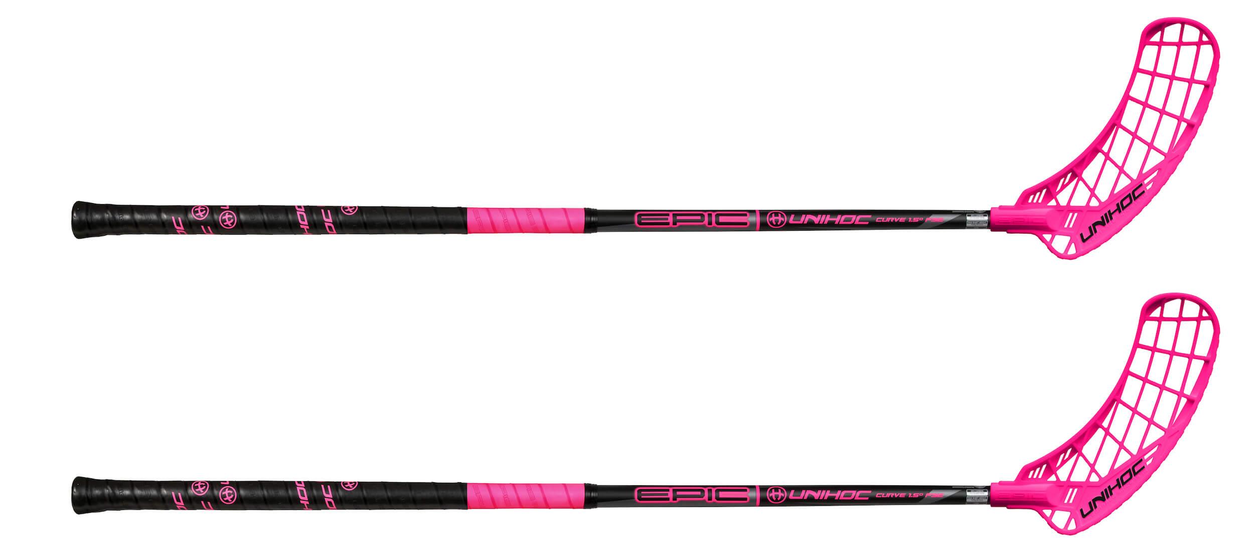 Unihoc Epic Curve 1.5 32 JR (2-pack) (Right, 87 cm)