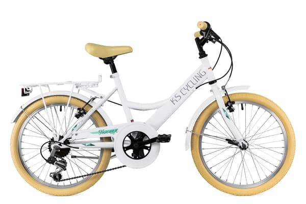 20" Children's Bike "TOSCANA" 6 Gear White KS Cycling