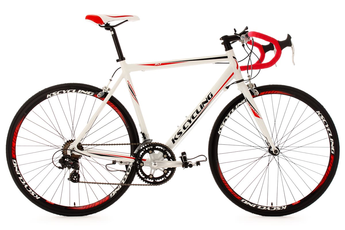 Road Racing Bike 28" Euphoria 55cm 14 Gear White KS Cycling